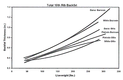Figure 2a - Total 10th Rib Backfat
